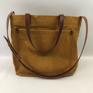 Madewell medium canvas transport tote
